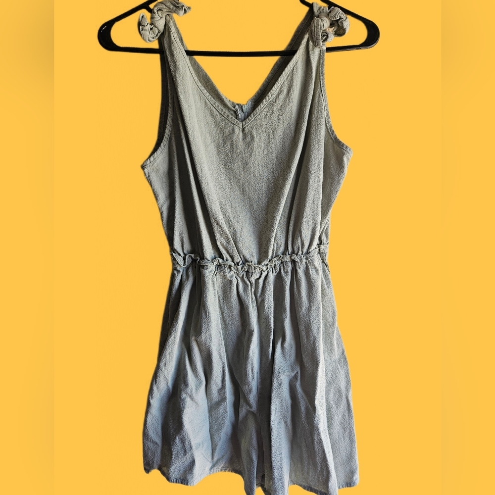 Stylish Green Sleeveless Romper